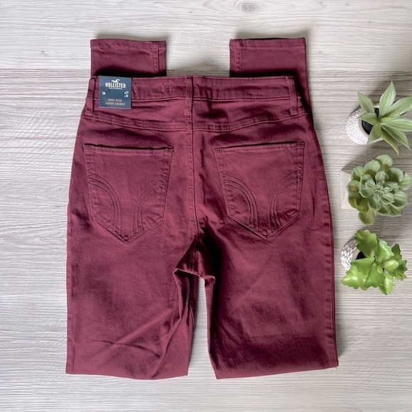 HOLLISTER high-rise super skinny classic stretch pants size 5 NWT - Picture 8 of 13